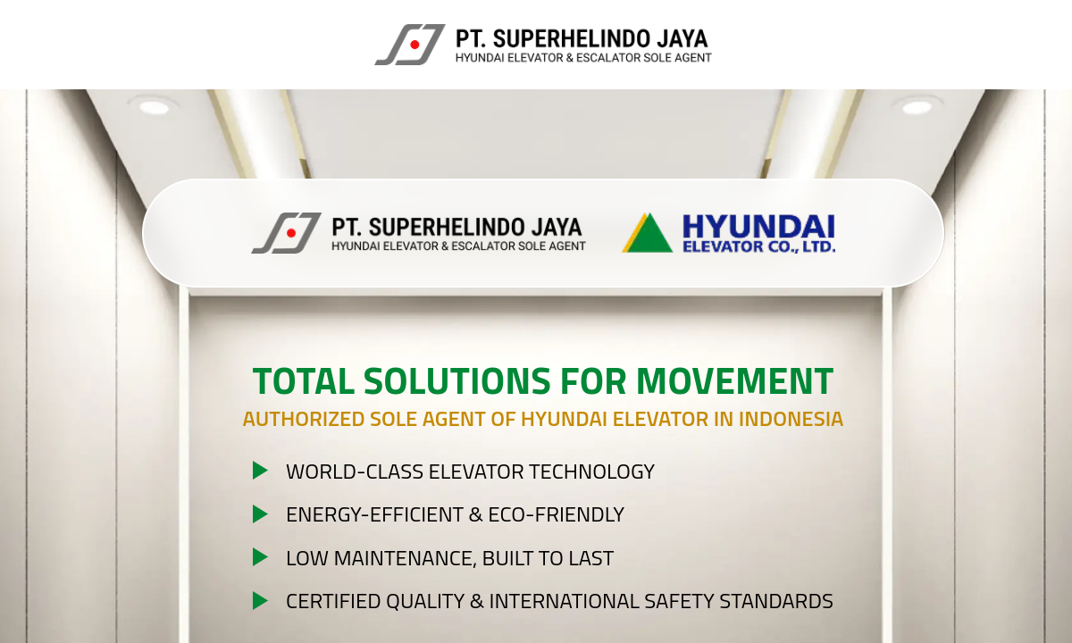Website PT Superhelindo Jaya