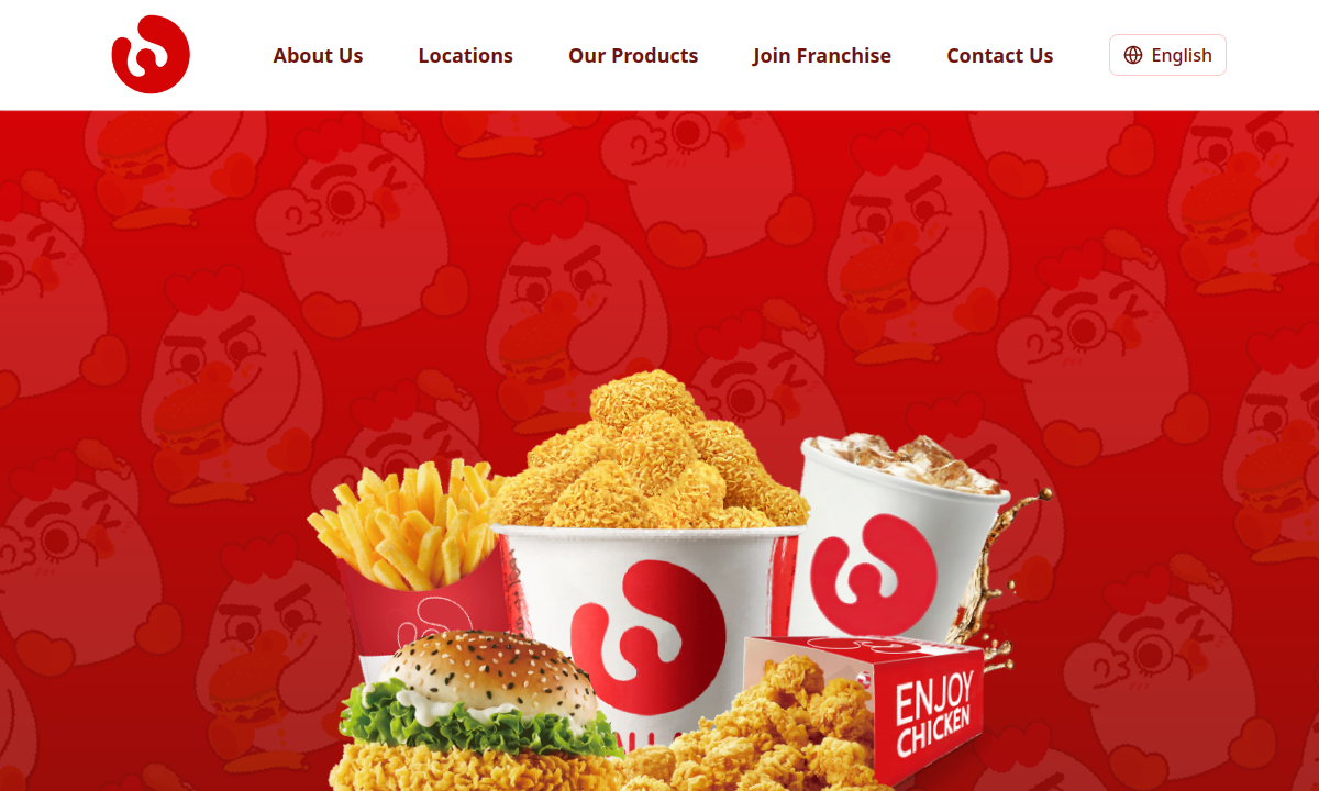 Website Wallace Chicken Indonesia